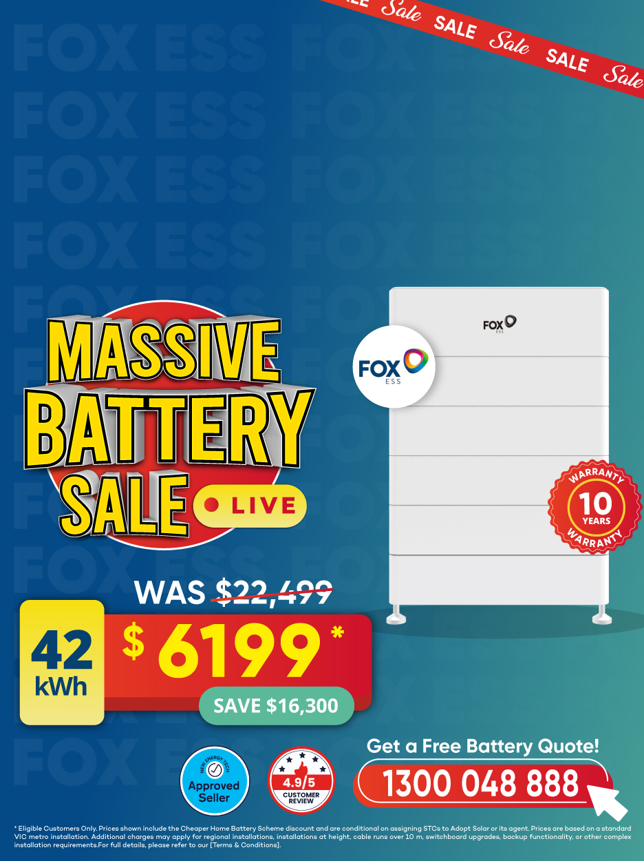 Solar power system with battery for home energy independence