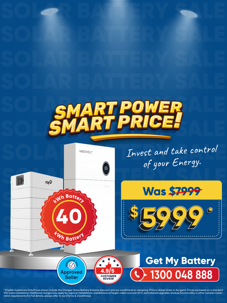 Solar power system with battery for home energy independence