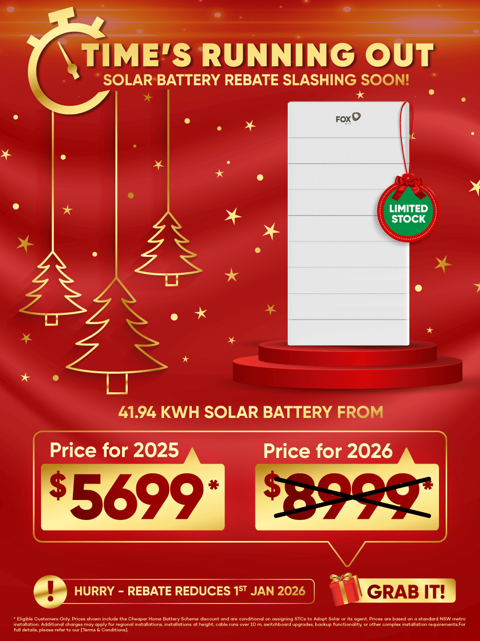 solar 6.6 packages and battery sale banner