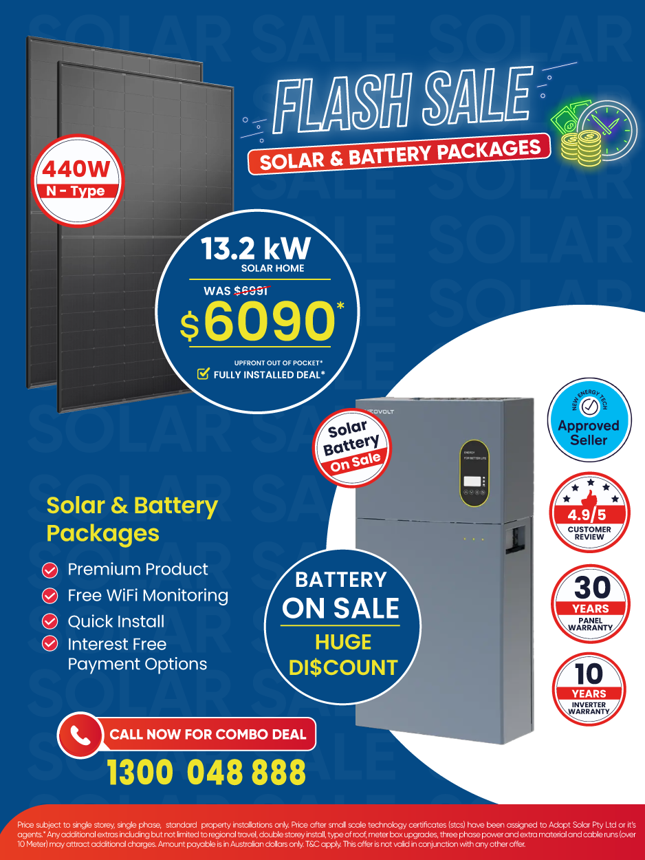 solar packages sale banner