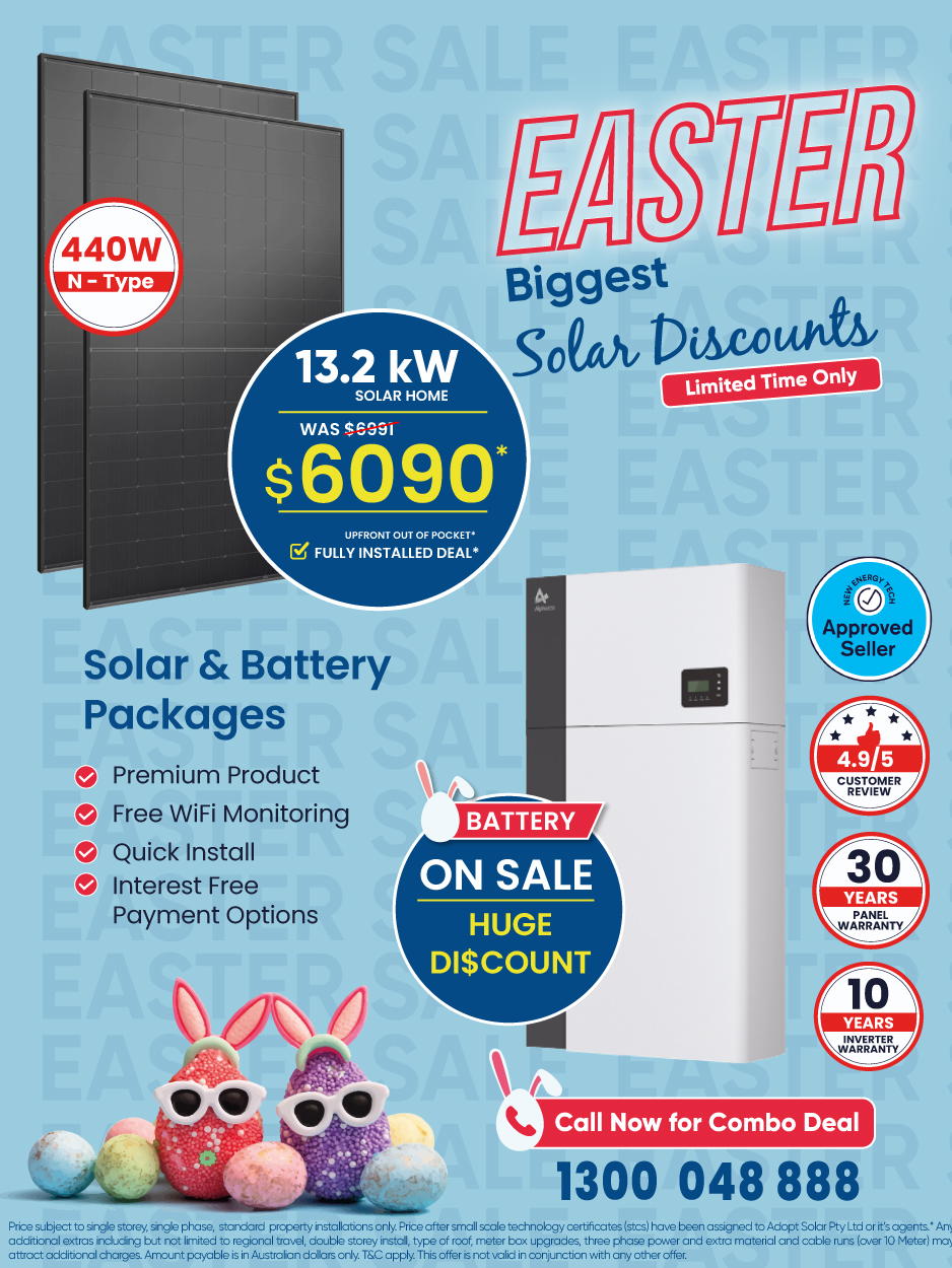 solar packages sale banner