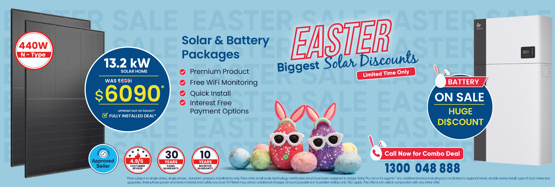 solar packages sale mobile banner